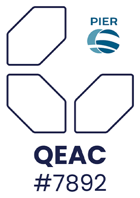 PIER Qualified Education Agent Counsellor badge, number 7892